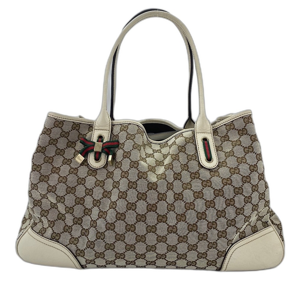 GUCCI Authentic Cream Tote Bag